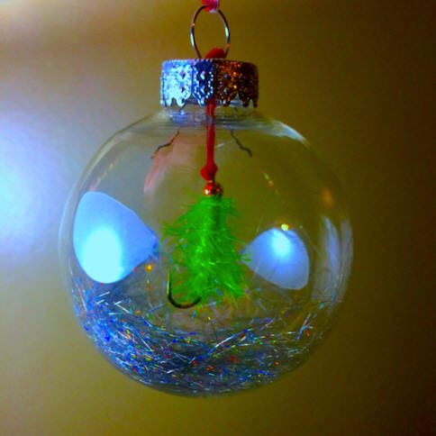 Christmas tree fly ornamement