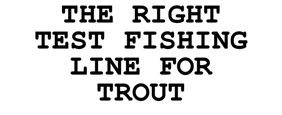 Best Fishing Line for Trout: Mono, Fluoro, or Braid?