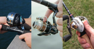 3 types of fishing reels