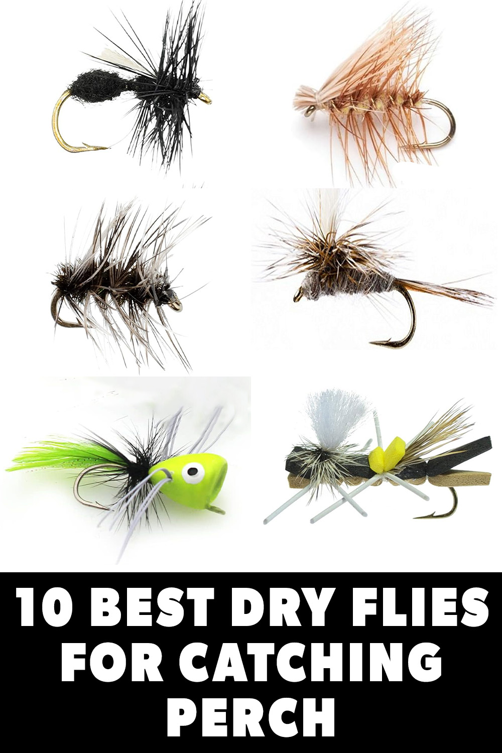 10 best dry flies for perch fishing